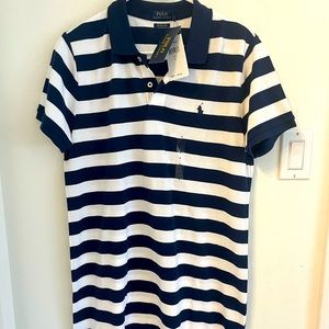 Adorable Ralph Lauren Polo dress. Navy and white